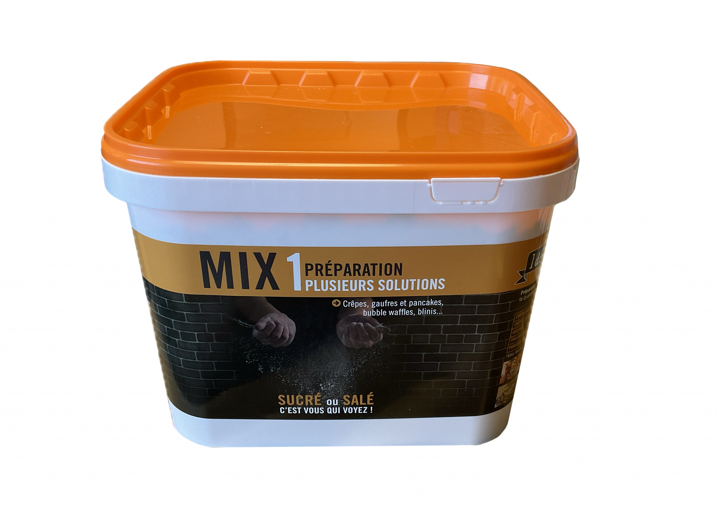Préparation instantanée pour crêpes & gaufres sceau de 6kg CREPIOTE