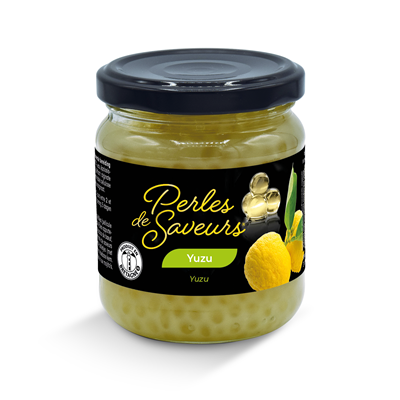 Préparation à base de jus de yuzu lot de 4 pots de 200g Perles de Saveurs
