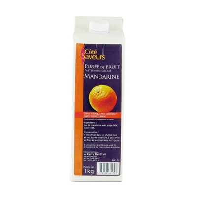 Purée de mandarine 1 L Côté Saveurs