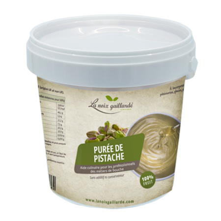 Purée de pistache lot de 2 sceaux de 1kg La Noix Gaillarde