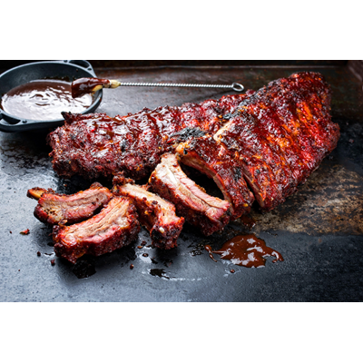 Ribs de porc cuit sauce BBQ lot de 4 boîtes de 500g SCALA