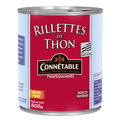 Rillette de thon 800g Connétable