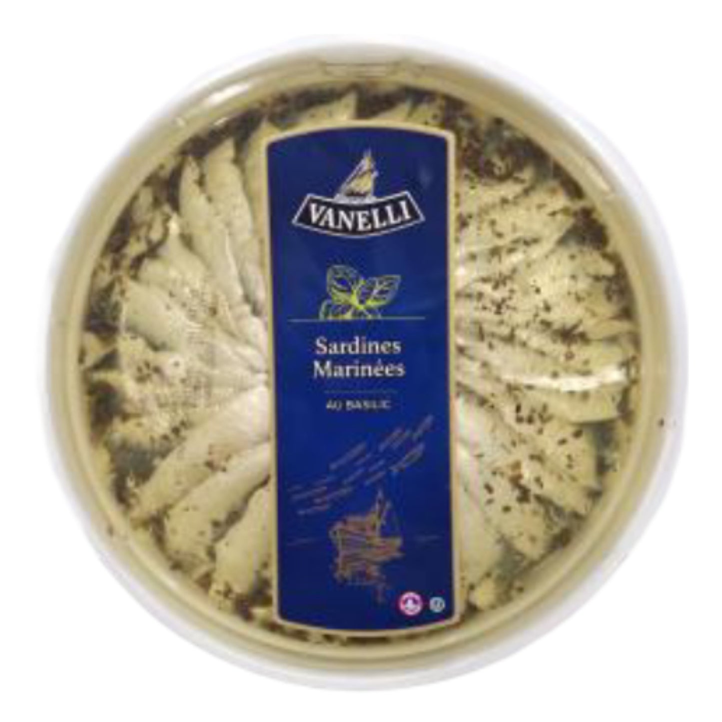 Sardines au basilic 1 kg Vanelli