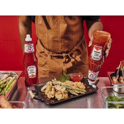 Sauce sweet chilli lot de 6 flacons souples de 1 L HEINZ