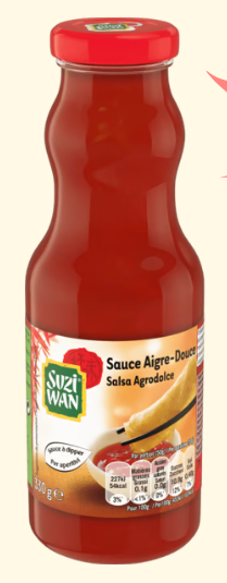 Sauce aigre-douce lot de 4 pots de 330g SUZI WAN