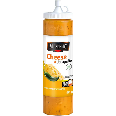 Sauce saveur fromage et jalapeno lot de 2 flacons souples de 425g ZAASCHILA