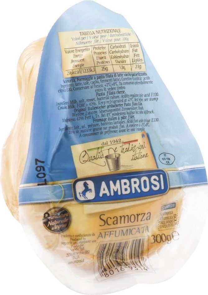 Scamorza fumée 24% MG 300g Ambrosi
