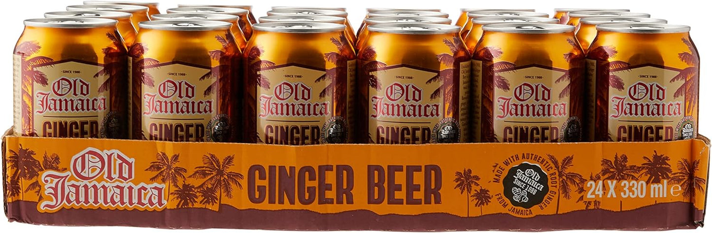 Soda au gingembre ginger beer lot de 24 x 33cl Old Jamaica