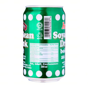 Soya Bean Drink 1 carton de 24 canettes de 300ml AMOCAN