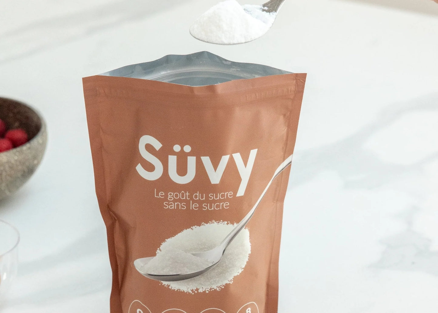 Substitut de sucre lot de 3 poches de 1 kg Süvy