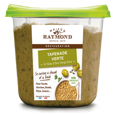 Tapenade verte lot de 4 barquettes de 780g Maison Raymond