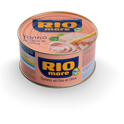 Thon entier Albacore à l'huile d'olive lot de 3 boîtes de 1 kg RIO mare