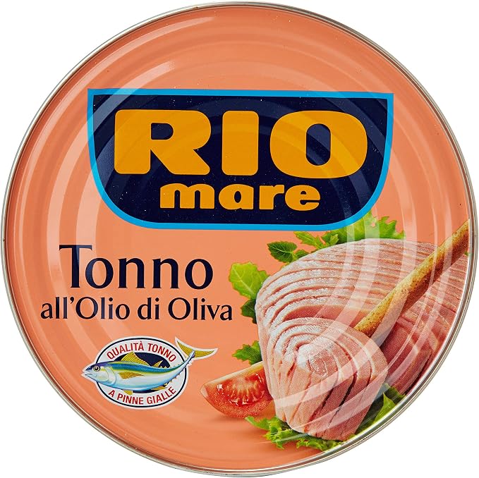 Thon entier Albacore à l'huile d'olive lot de 4 boîtes de 500g RIO mare