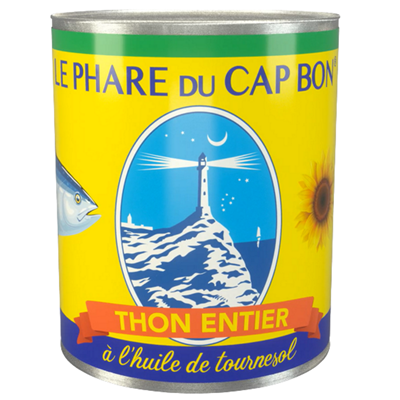 Thon entier à l'huile 4/4 Le Phare du Cap Bon