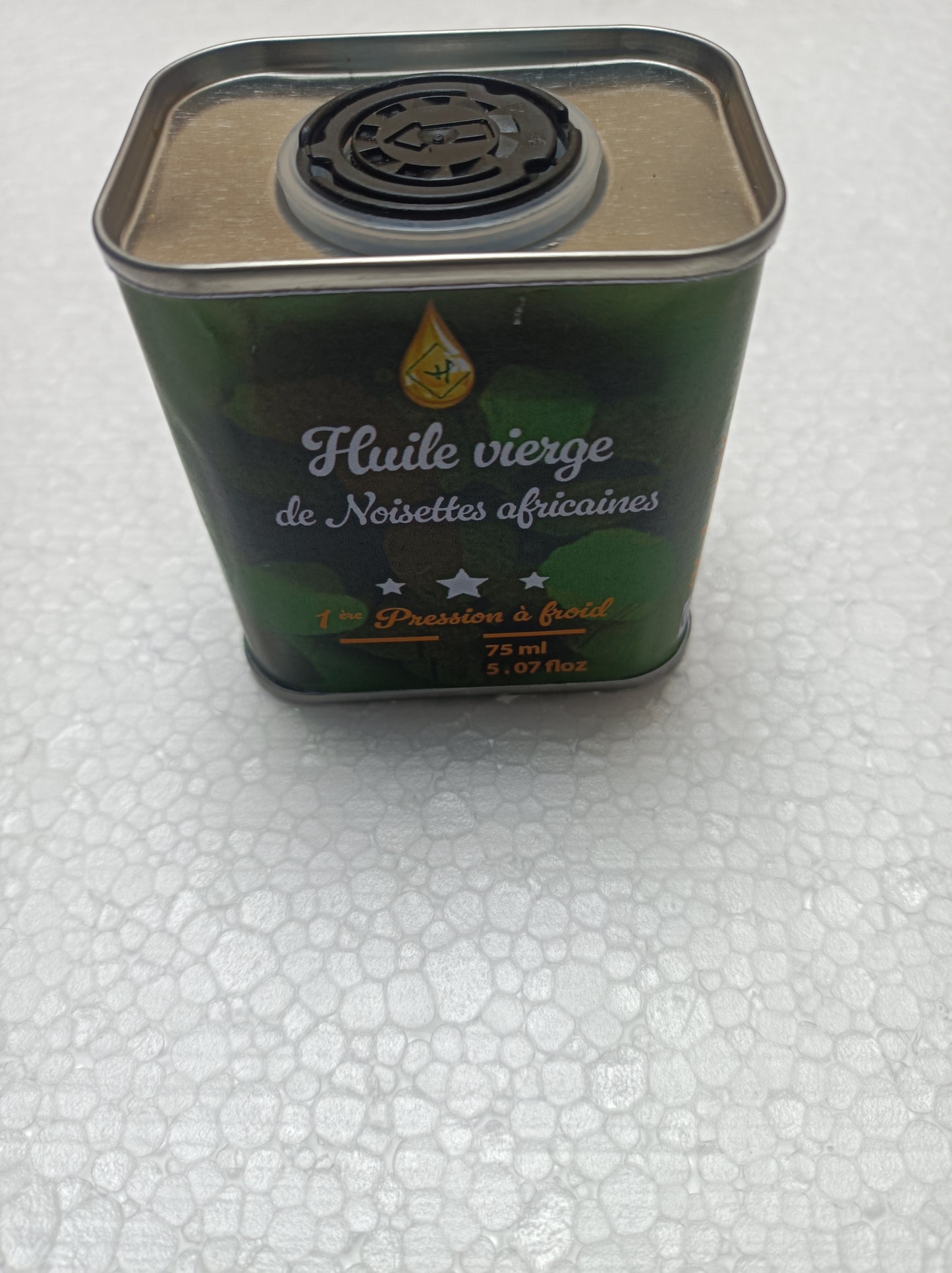 Huile vierge de noisettes africaines (Coula edulis) 75ml