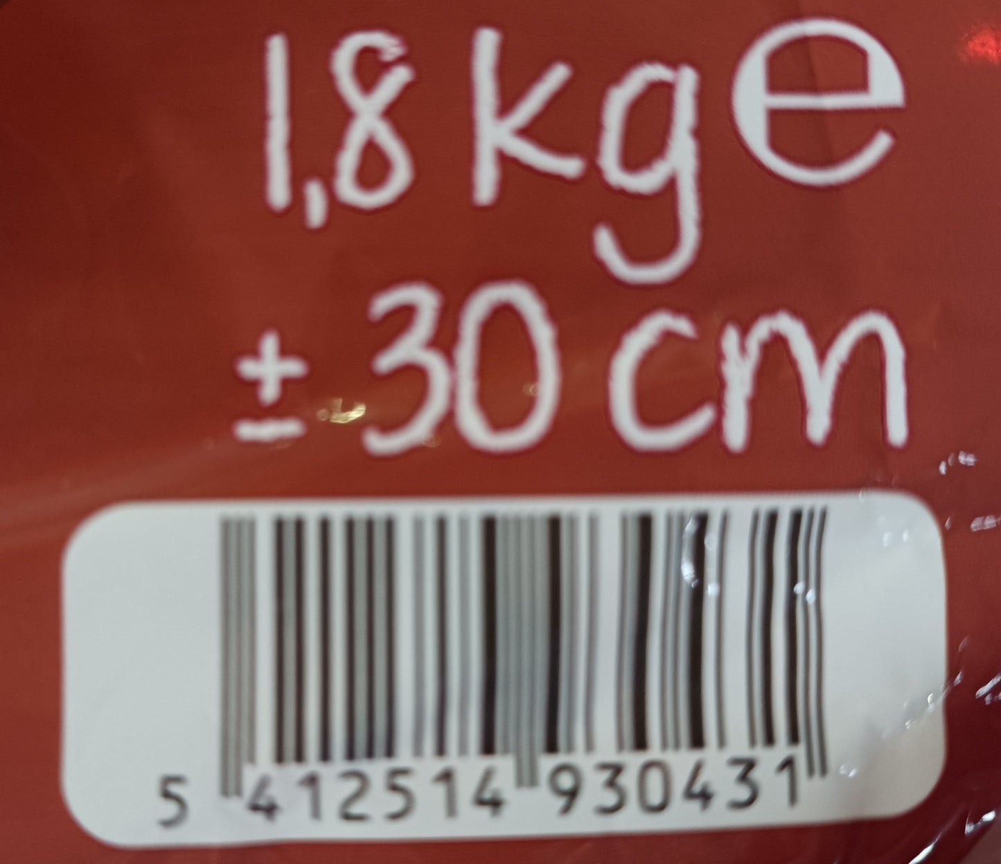 Tortilla 30 cm paquet 18 pièces soit 1.8 kg Poco Loco