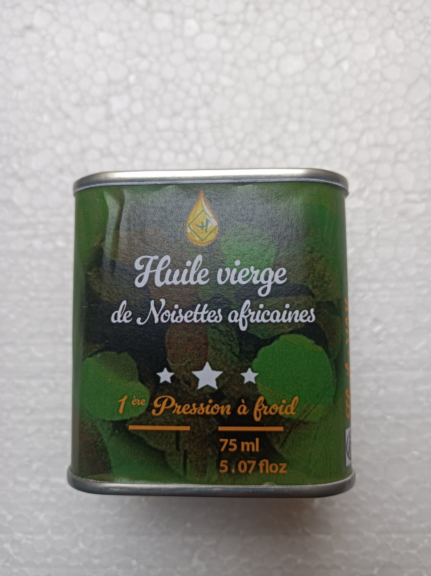 Huile vierge de noisettes africaines (Coula edulis) 75ml