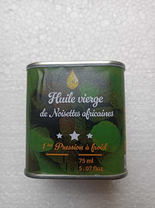 Huile vierge de noisettes africaines (Coula edulis) 75ml