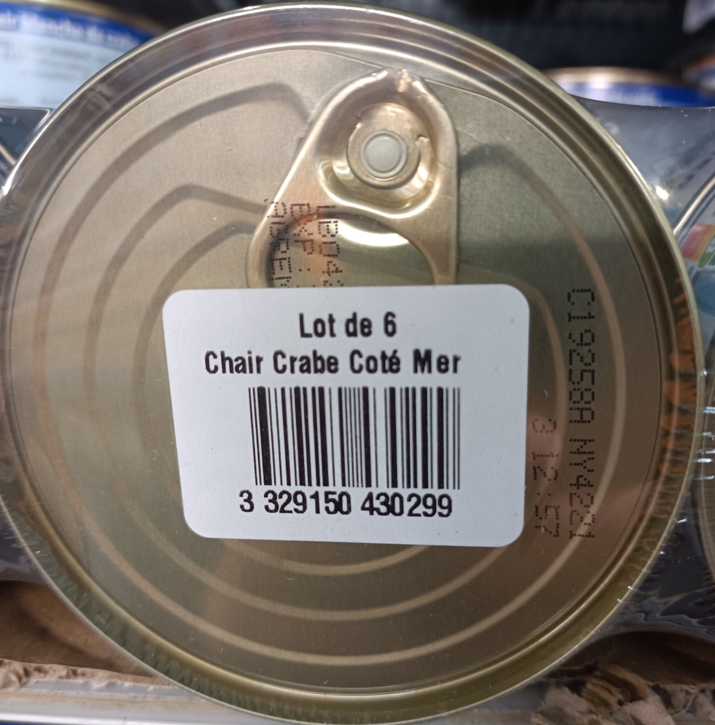 Chair de crabe lot de 18 boîtes de 105g Côté Mer