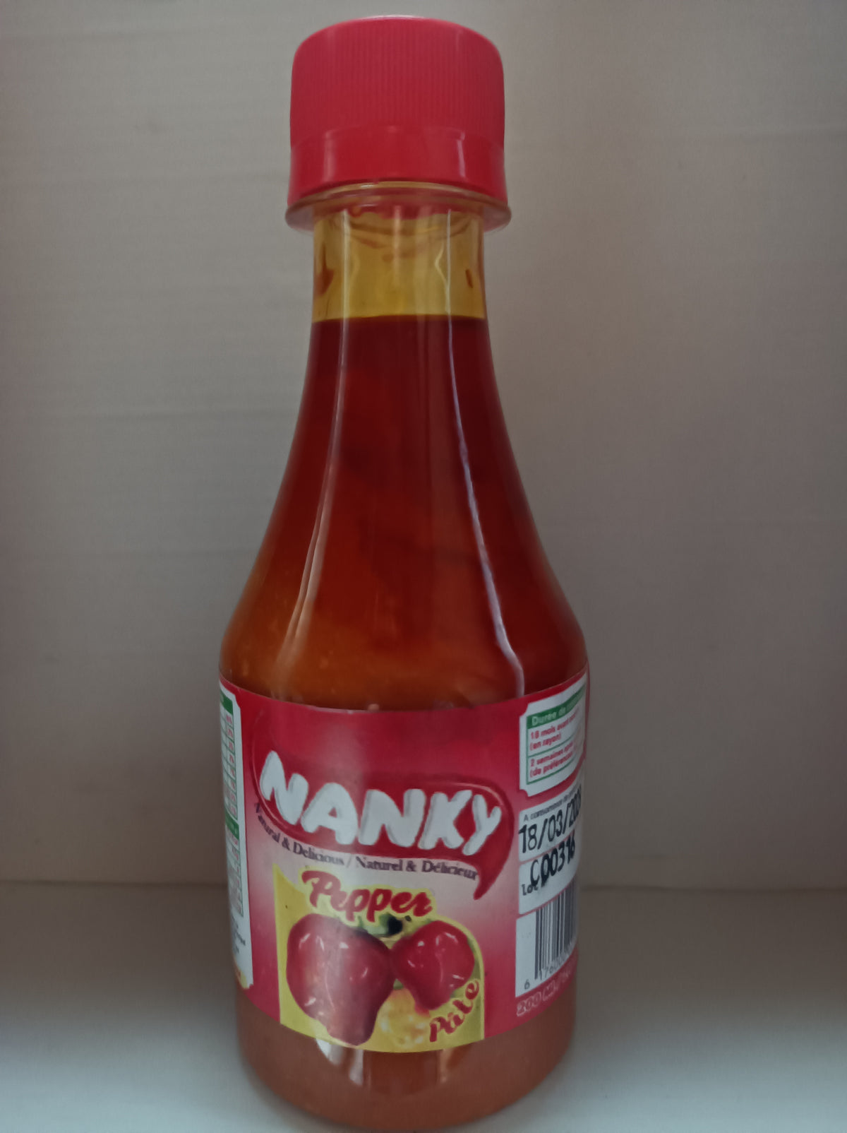 Piment de table 210g Nanky