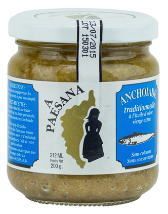 Anchoïade traditionnelle lot de 12 pots de 200g A. Paesana