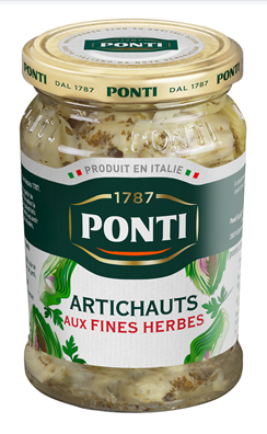 Artichauts à l'huile lot de 2 pots de 280g Ponti