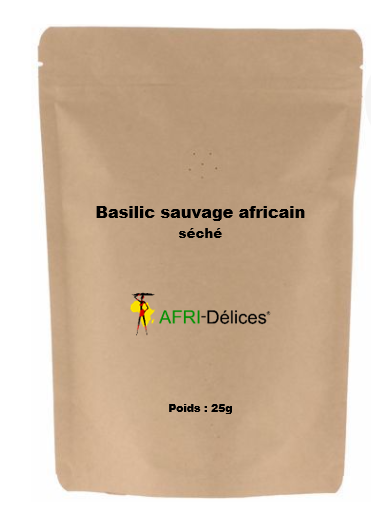 Basilic africain sauvage séché (Ocimum gratissimum)