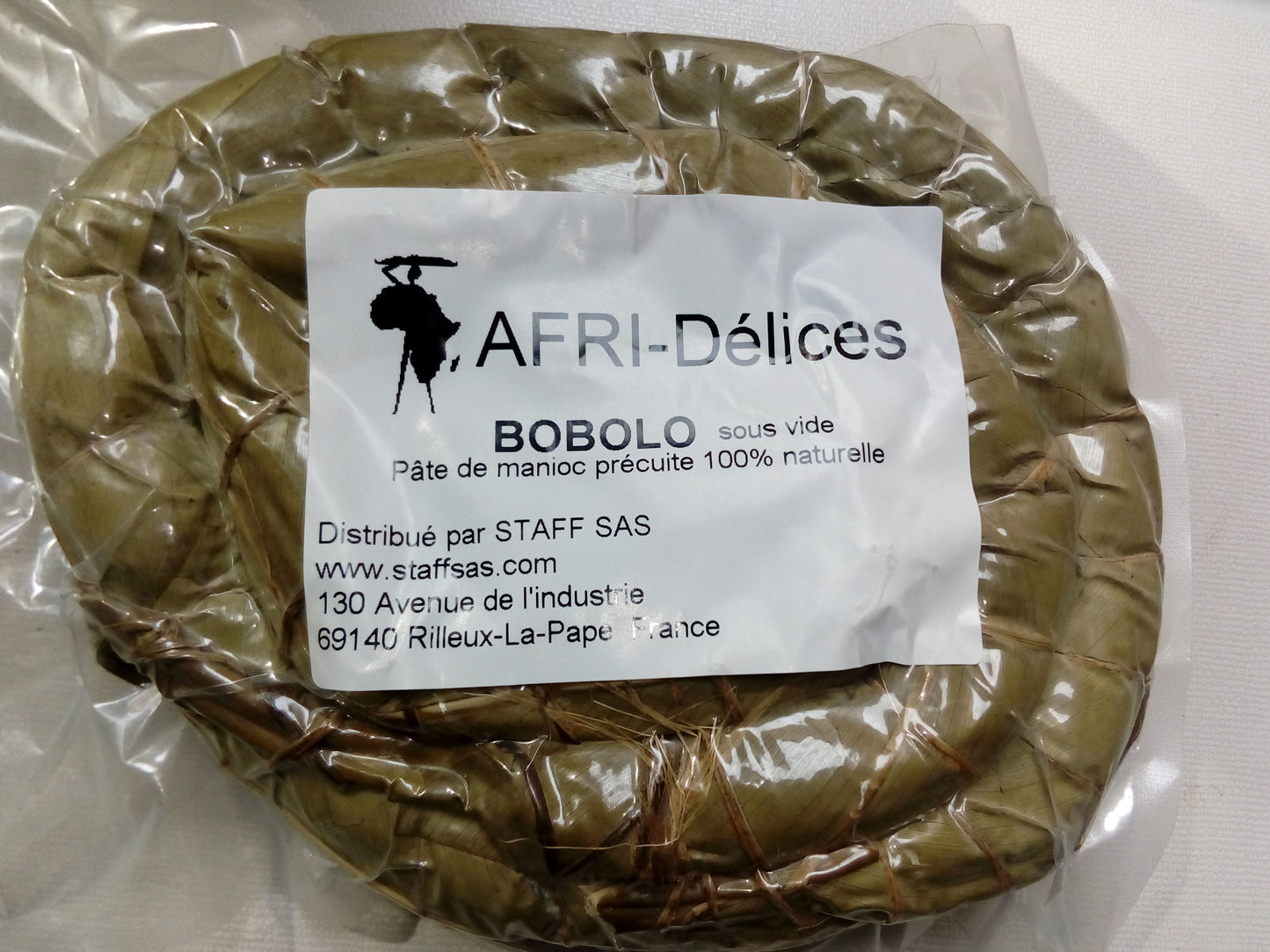 Bâtons de manioc sous vide 1 carton de 14kg (60 pièces)