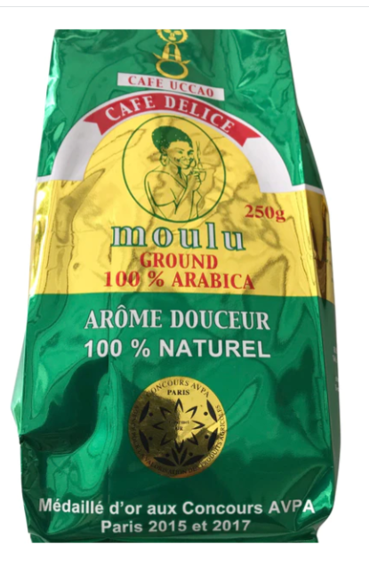 Café 100%  Arabica moulu du Cameroun sachet de 250g