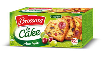 Cake aux fruits lot de 6 x 300g Brossard