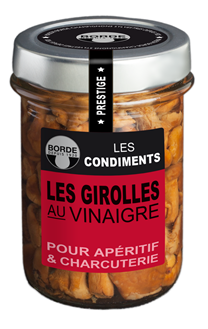 Girolles au vinaigre lot de 5 pots de 100g Borde