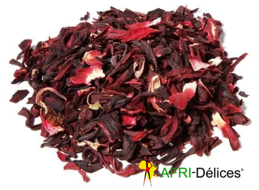 Hibiscus rouge - Bissap naturel (Hibiscus sabdariffa L.) 100g