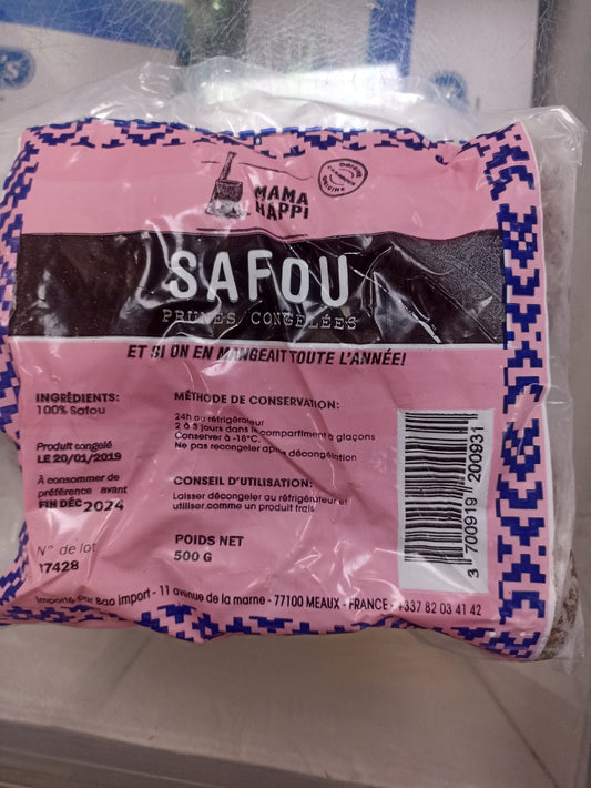 Safou - Prunes d'Afrique (Dacryodes edulis) congelés 500g