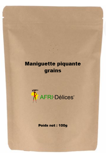 Maniguette piquante (Aframomum melegueta) grains 100g