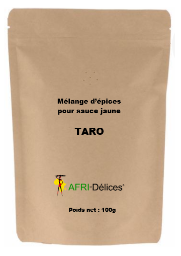 Mélange d'épices pour sauce jaune " Taro " (recette traditionnelle du Cameroun)