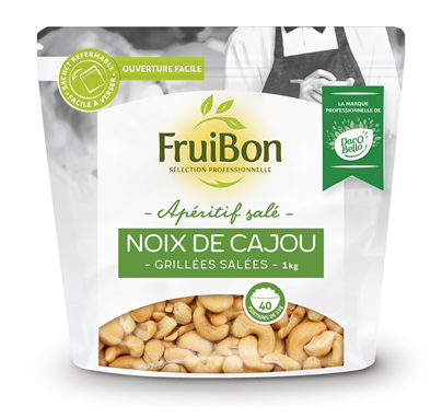 Noix de cajou lot de 2 sachets de 1kg Fruibon