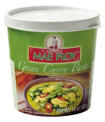 Pâte de Curry Vert lot de 4 x 400g Mae Ploy