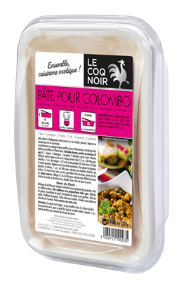 Pâte pour colombo lot de 3 barquettes de 700g Le Coq Noir