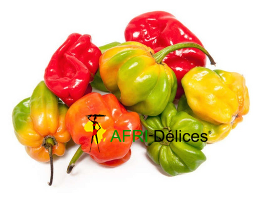 Piment Habanero ou antillais frais lot de 2 kg