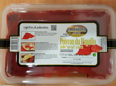 Poivrons du Piquillo entiers lot de 2 x 900g Emperatriz