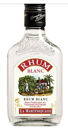 Rhum blanc 40° 20 cl  La Martiniquaise