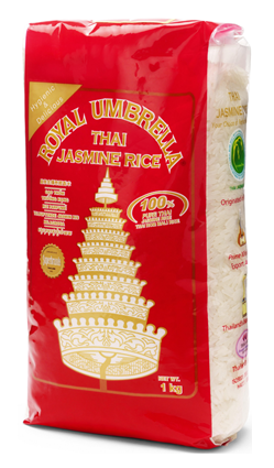 Riz thaï parfumé lot de 6 sachets de 1 kg Royal Umbrella