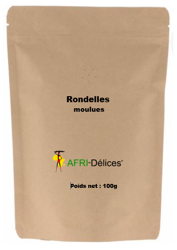 Rondelles, Olum, Bobimbi, Country-Onions  (Scorodophloeus zenkeri) 100g