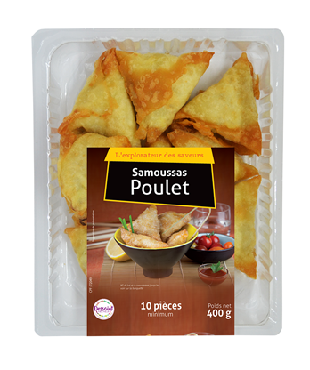 Samoussas au poulet 10 x 40g Took-Took