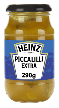 Sauce piccalilli extra lot de 4 pots de 290g Heinz