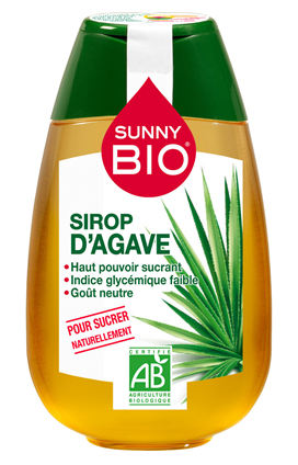 Sirop d'agave BIO squeez lot de 2 flacons de 500g Sunny BIO