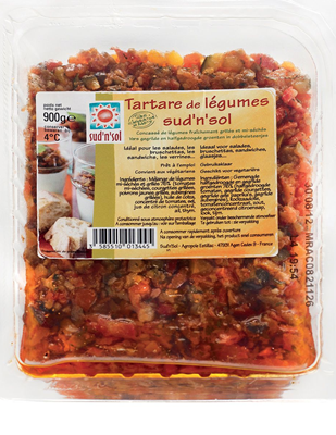 Tartare de légumes lot de 2 x 900g Sud'n'Sol