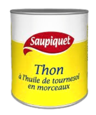 Thon entier à l’huile de tournesol 560g 4/4 Saupiquet