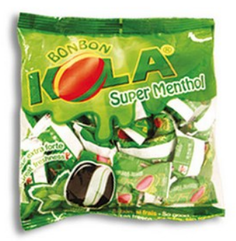 Bonbons Kola  super menthol 10 pièces CHOCOCAM